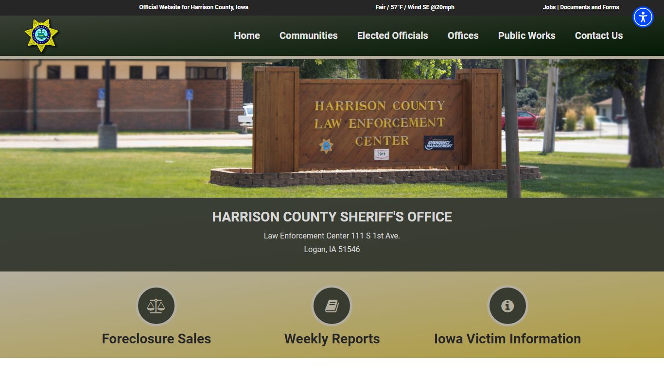 Sheriff - Harrison County, Iowa